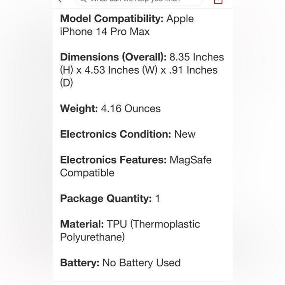 KATE SPADE NWT iPhone 14 Pro Max protective case w/ mag safe -clear/black - Picture 6 of 7